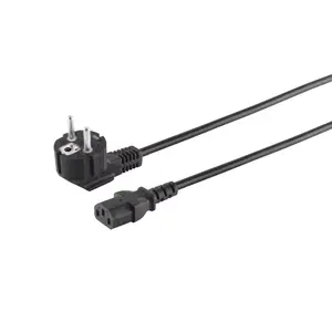 Кабель питания S/CONN 60006 черный 1.8 м CEE 7/7 C13