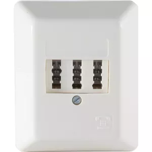 Telephone outlet TAE NFF ShiverPeaks 74060, single-line (1 Amtsleitung), surface-mounted