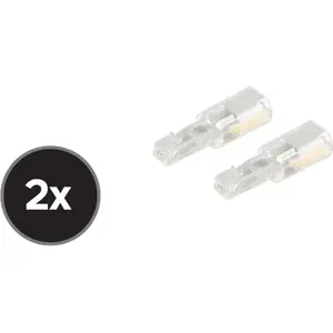 Cable Unwinder ShiverPeaks 71216-W-SET2 — telephone handset cord twist stop accessory