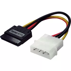 SATA power supply adapter ShiverPeaks 78236-HQ, length 13.30 cm, for 5.25" bay connection