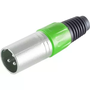 Mikrofons ShiverPeaks ShiverPeaks S/CONN maksimālā savienojamība XLR-Stecker zaļš 55002-G