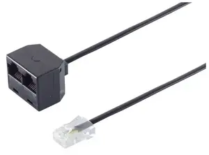 Tālruņa adapteris ShiverPeaks 71231 — savienojums 6/4 uz 2
