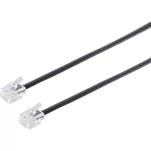 Modular connection cable ShiverPeaks 70095-20 6/4 Western plug for telephone