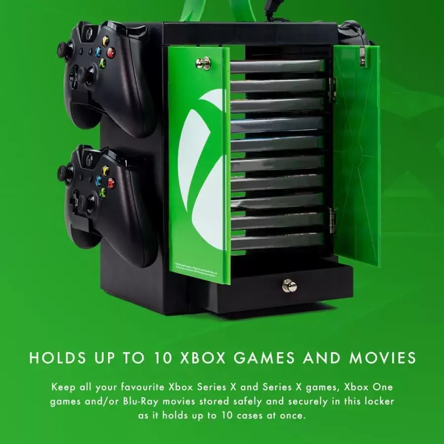 Spēļu disku turētājs Numskull Games Official Xbox Gaming Locker Photo 3
