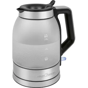 ProfiCook PC-WK 1215 G elektriskās tējkanna 1,7 L 2200 W Caurspīdīgs