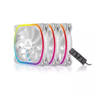 Enermax SquA RGB White Datora korpusam Ventilators 12 cm Balts