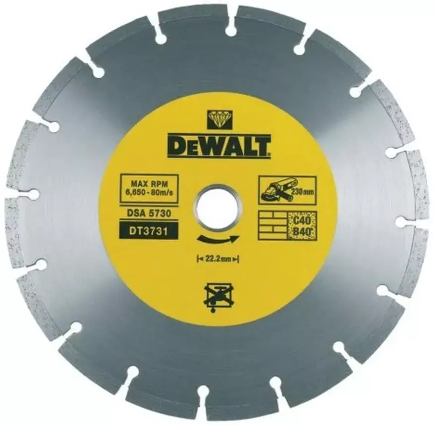 Cutting disc DeWALT DT3731-QZ Photo 2