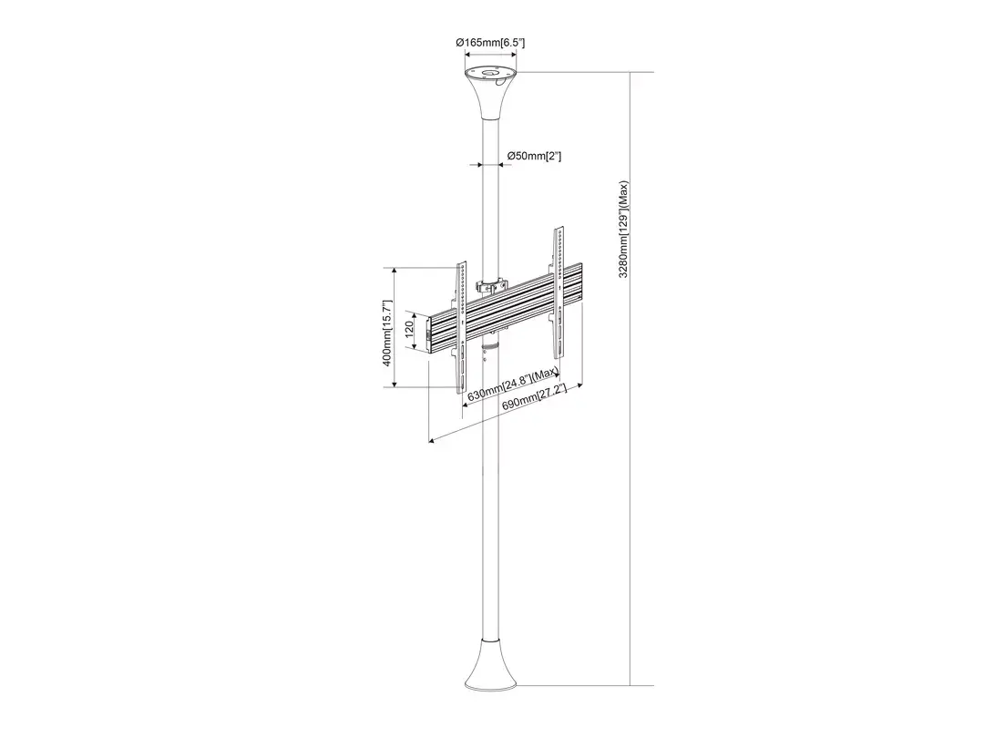 Multibrackets M Floor to Ceiling Mount Pro MBFC1U Photo 15