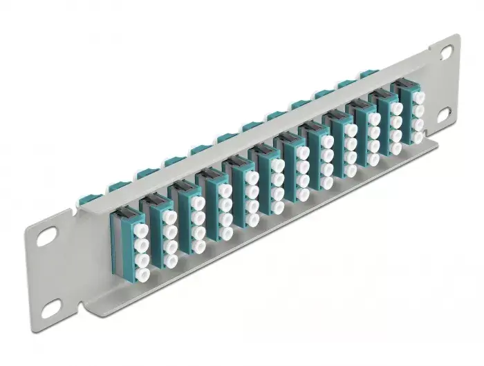 Fiber Optic Patch Panel DeLOCK 10" 12 Port LC Quad Photo 2