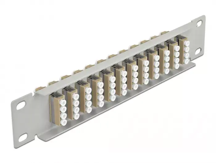 Fiber Optic Patch Panel DeLOCK 10" 12 Port LC Quad Photo 2