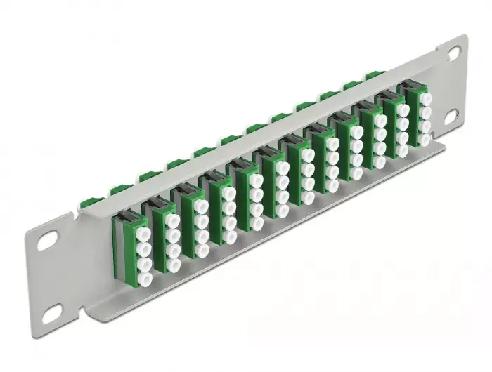 Fiber Optic Patch Panel DeLOCK 10" 12 Port LC Quad Photo 2
