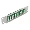 Fiber Optic Patch Panel DeLOCK 10" 12 Port LC Quad Photo 2