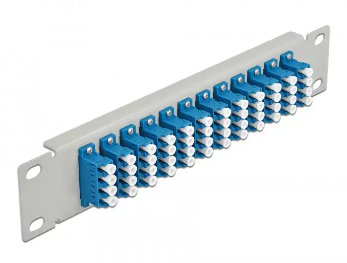 Fiber Optic Patch Panel DeLOCK 10" 12 Port LC Quad Photo 2