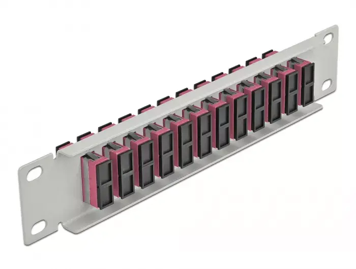 Fiber Optic Patch Panel DeLOCK 10" 12 Port SC Duplex Photo 2