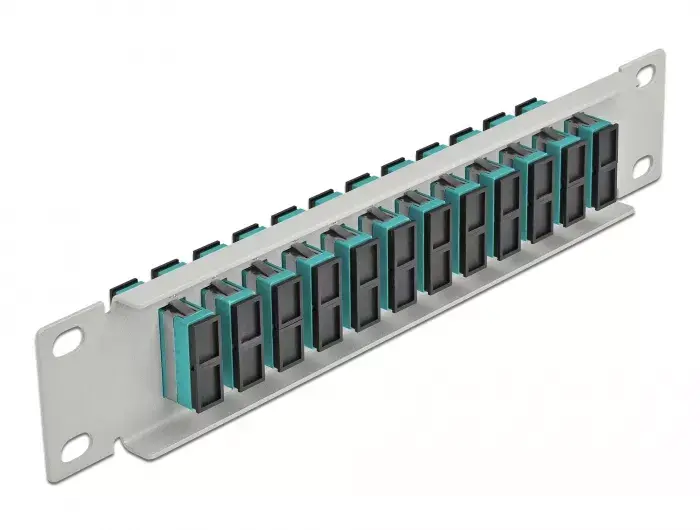 Fiber Optic Patch Panel DeLOCK 10" 12 Port SC Duplex Photo 2