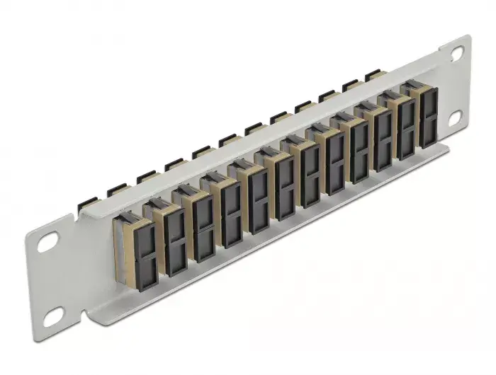 Fiber Optic Patch Panel DeLOCK 10" 12 Port SC Duplex Photo 2