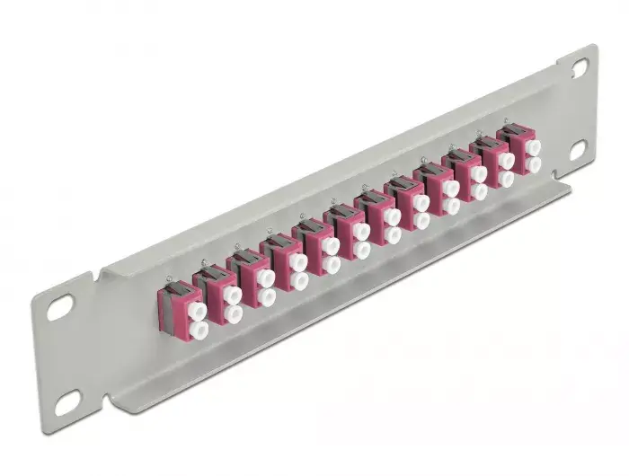 Fiber Optic Patch Panel DeLOCK 10" 12 Port LC Duplex Photo 2