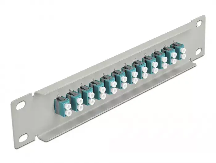 Fiber Optic Patch Panel DeLOCK 10" 12 Port LC Duplex Photo 2
