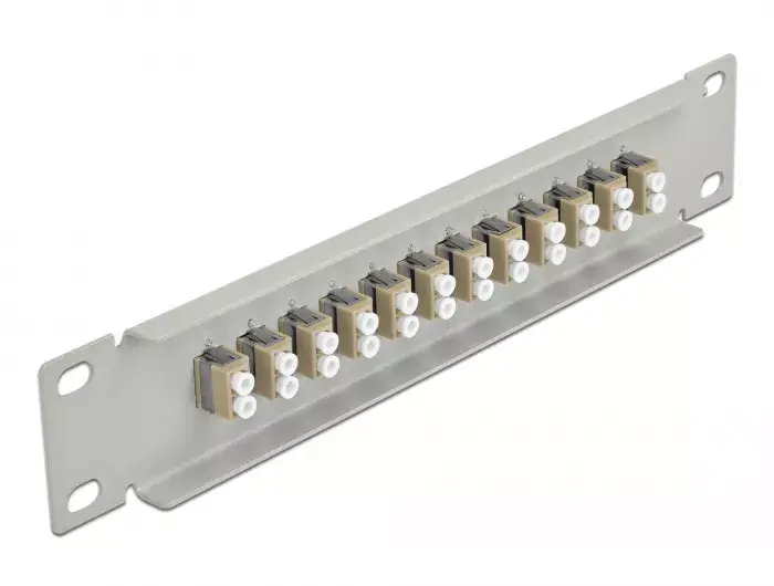 Fiber Optic Patch Panel DeLOCK 10" 12 Port LC Duplex Photo 2