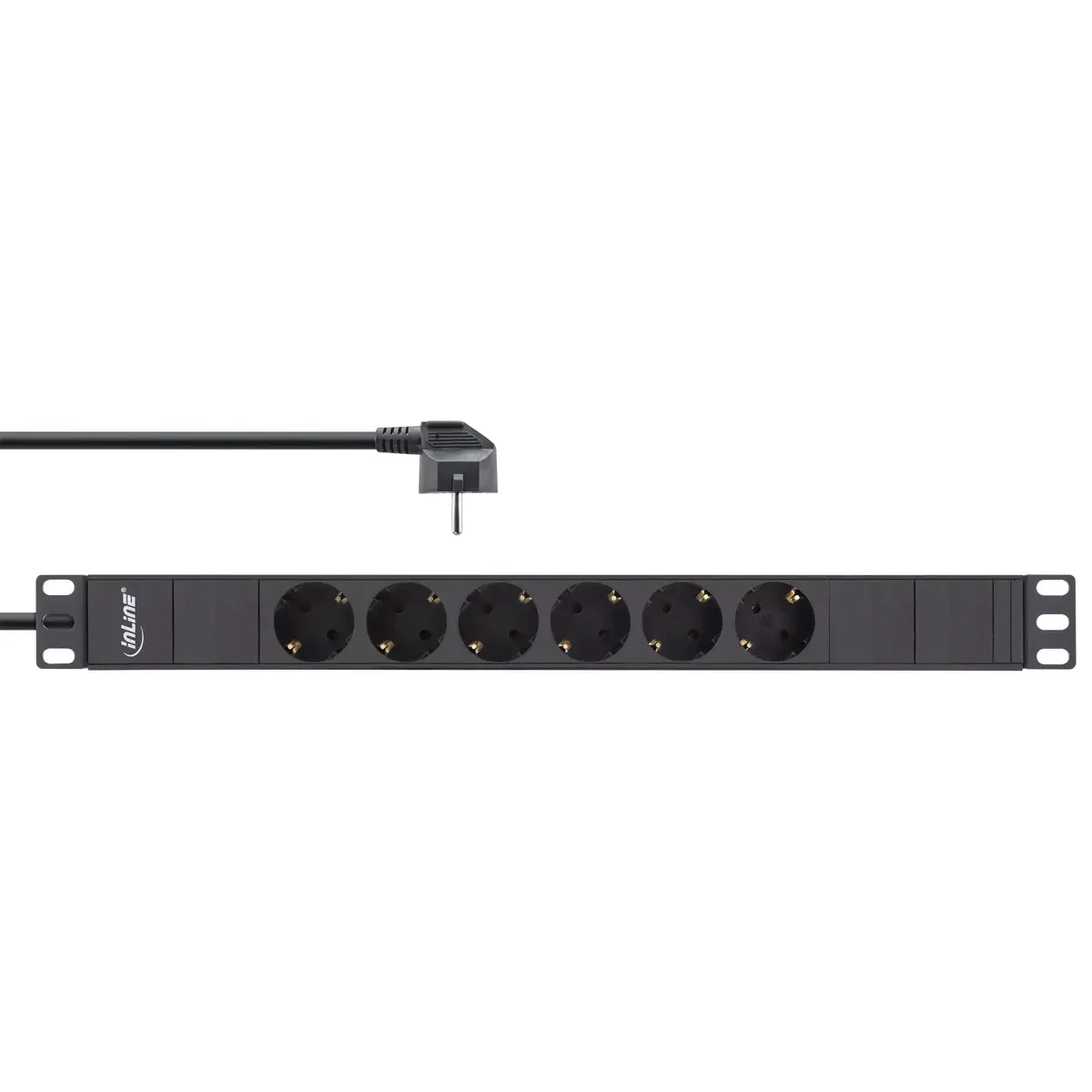 InLine 19" Сетевой фильтр 16415I 6 розеток Type F 2м Photo 3