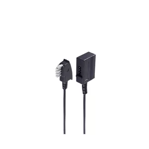 telefona kabelis ShiverPeaks BS70220 10 m Melns
