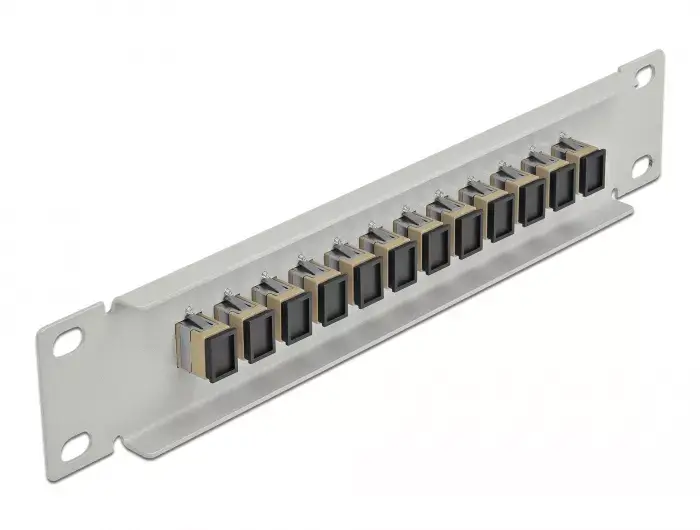 Fiber Optic Patch Panel DeLOCK 10" 12 Port SC Simplex Photo 2