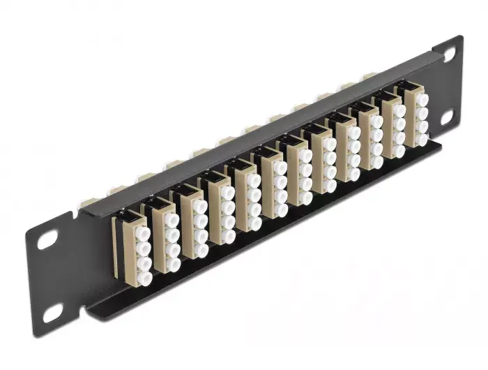 Fiber Optic Patch Panel DeLOCK 10" 12 Port LC Quad Photo 2