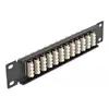 Fiber Optic Patch Panel DeLOCK 10" 12 Port LC Quad Photo 2