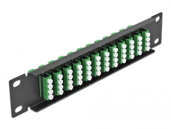 Fiber Optic Patch Panel DeLOCK 10" 12 Port LC Quad Photo 2