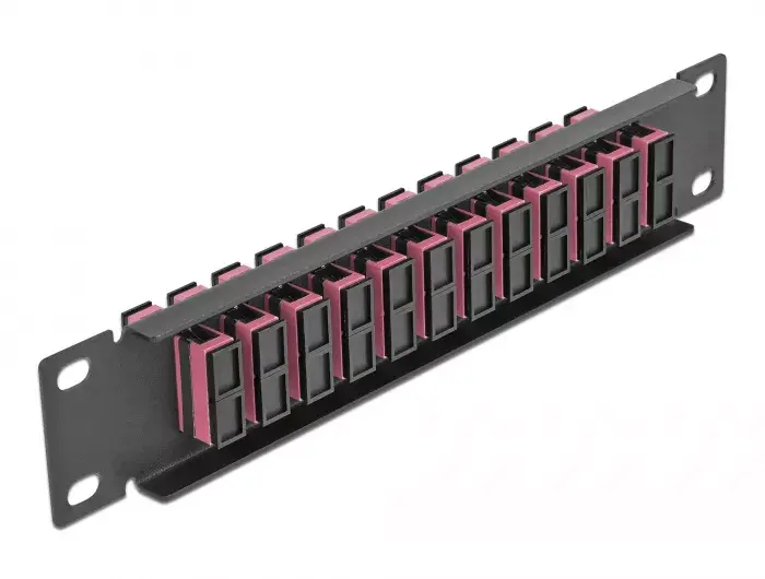 Fiber Optic Patch Panel DeLOCK 10" 12 Port SC Duplex Photo 2