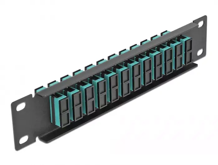 Fiber Optic Patch Panel DeLOCK 10" 12 Port SC Duplex Photo 2