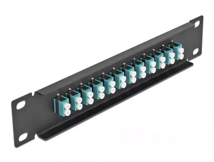 Fiber Optic Patch Panel DeLOCK 10" 12 Port LC Duplex Photo 2