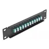 Fiber Optic Patch Panel DeLOCK 10" 12 Port LC Duplex Photo 2