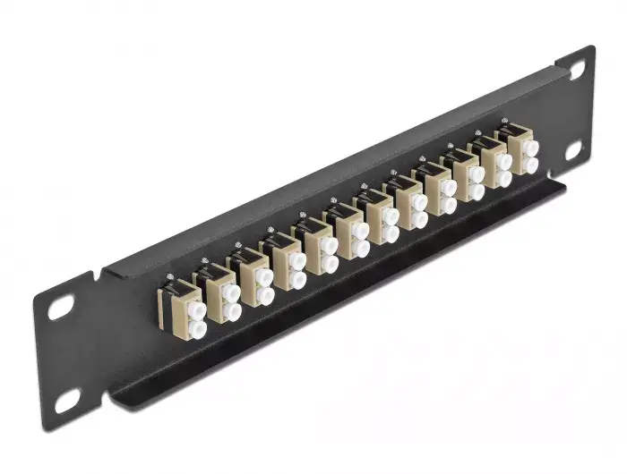 Fiber Optic Patch Panel DeLOCK 10" 12 Port LC Duplex Photo 2