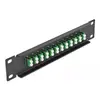 Fiber Optic Patch Panel DeLOCK 10" 12 Port LC Duplex Photo 2