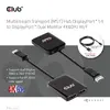 MST centrs DisplayPort 1.4 uz DisplayPort + HDMI 4K60Hz CLUB3D Photo 5