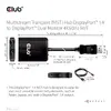 MST centrs DisplayPort 1.4 uz DisplayPort + HDMI 4K60Hz CLUB3D Photo 6