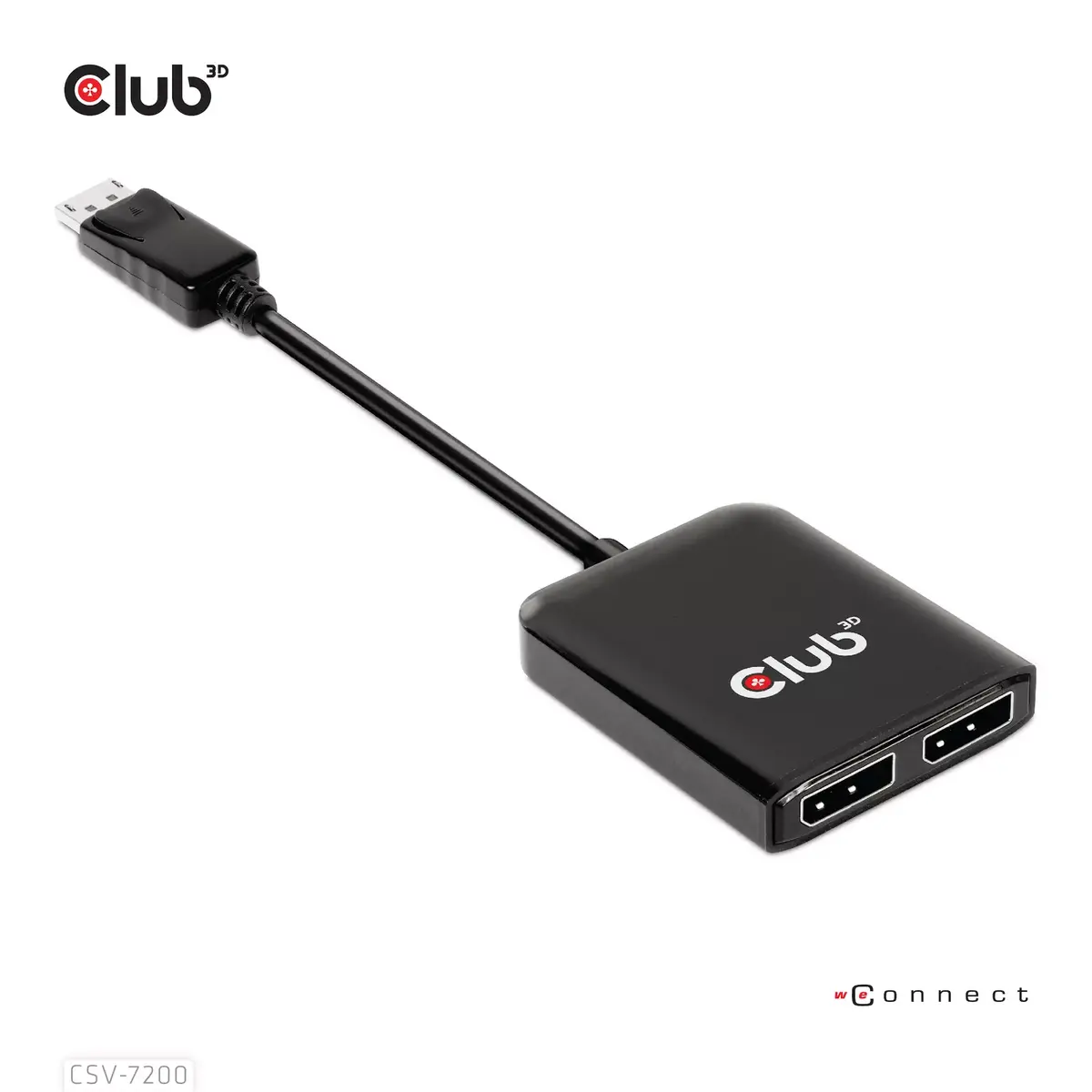 MST centrs DisplayPort 1.4 uz DisplayPort + HDMI 4K60Hz CLUB3D Photo 10