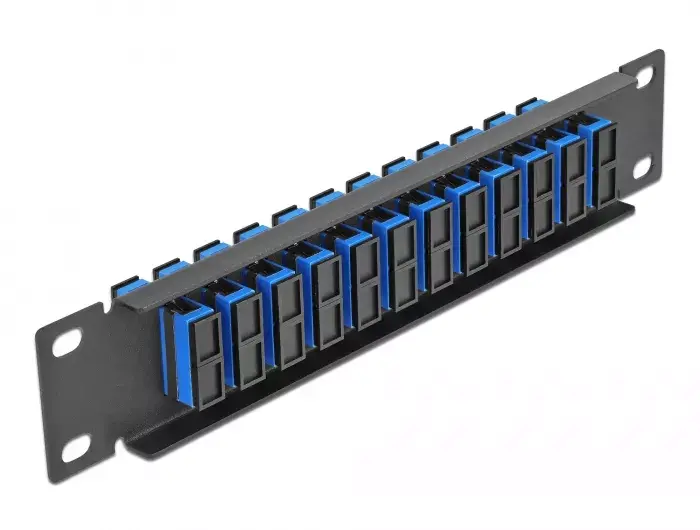 Fiber Optic Patch Panel DeLOCK 10" 12 Port SC Duplex Photo 2