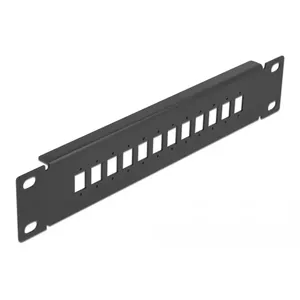 Fiber Optic Patch Panel DeLOCK 10" 12 Port SC Simplex LC Duplex 1U black