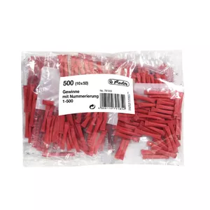 Ticket Herlitz 791855 500 pcs Red