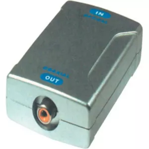 Optical Toslink Coupler ShiverPeaks 69120 — fiber joiner for digital audio connections