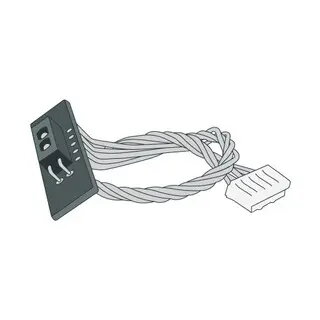 Zebra lentes beigu sensors P1080383-014 etiķešu