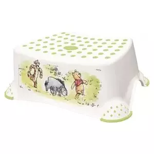 Подставка-стремянка keeeper Kids Tomek Winnie белая с рисунком, грузоподъёмность 80 кг