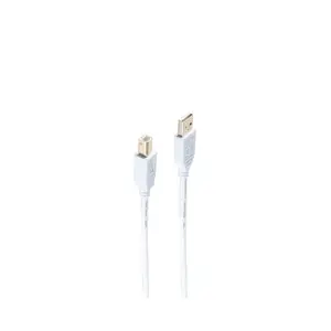 USB cable ShiverPeaks BS77022-W USB 2.0 1.8 m