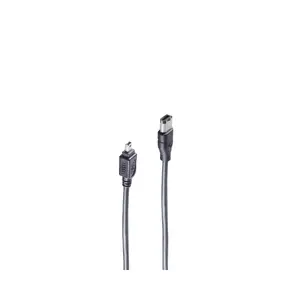 Кабель FireWire ShiverPeaks BS77213 3м 4-п 6-п Черный