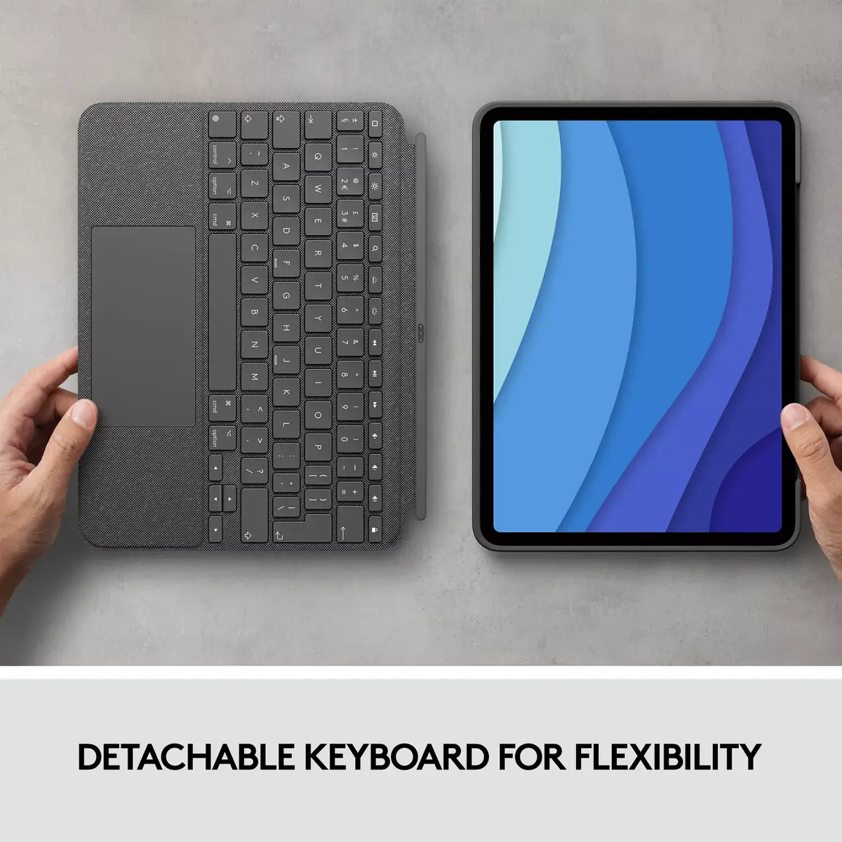 Клавиатурный чехол Logitech Combo Touch для iPad Pro 11 дюймов Photo 11