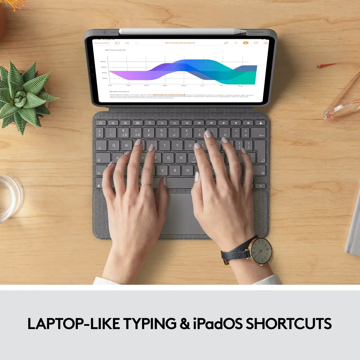 Клавиатурный чехол Logitech Combo Touch для iPad Pro 11 дюймов Photo 13