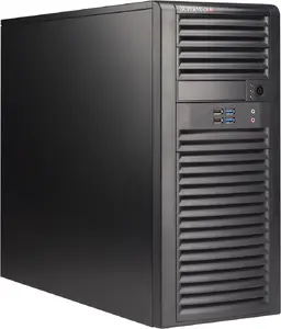 PC case Supermicro CSE-732D4-668B Midi Tower, Black, EATX/ATX/Micro ATX, 2x5.25", 5x3.5", 668W PSU included
