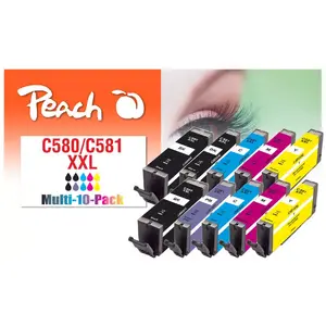 Картридж Peach Canon Nr.580XXL/581XXL Multi10Pack Черный